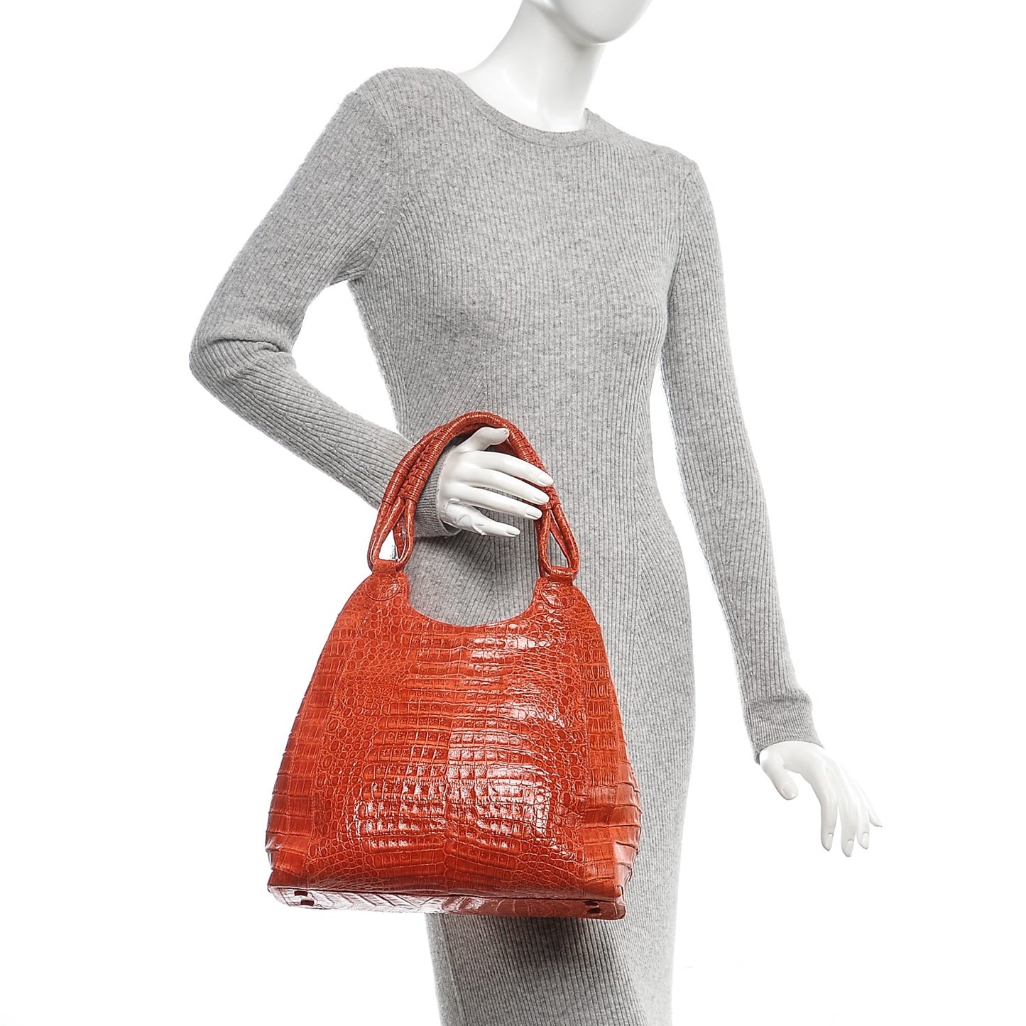Crocodile Tote Orange