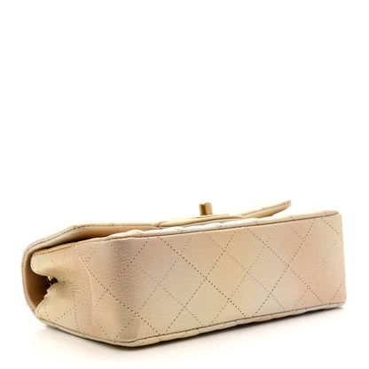 Chanel Metallic Goatskin Quilted Mini Rectangular Flap Gold 4 of 12