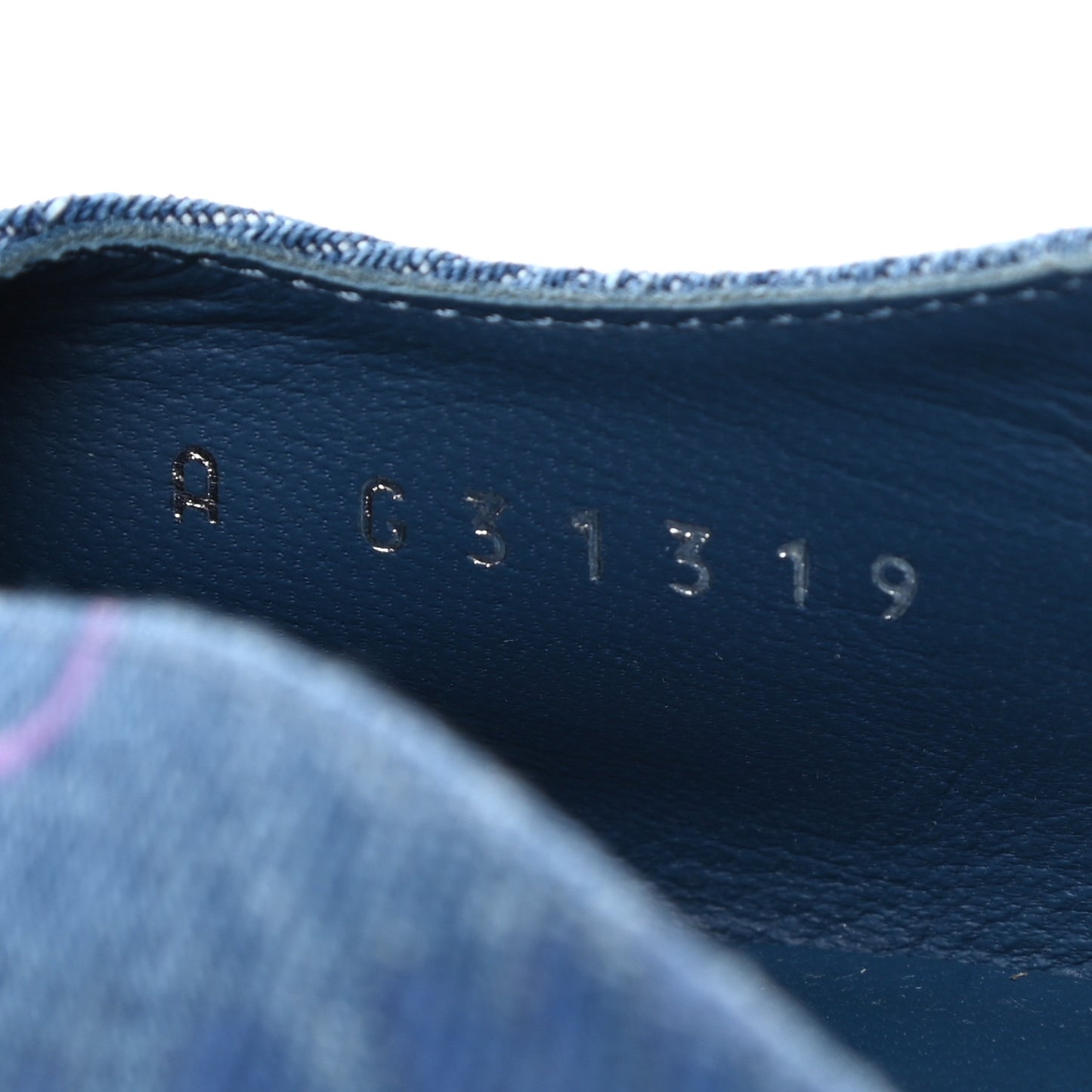 Denim Cap Toe CC Slingback Flats 38 Light Blue Multicolor