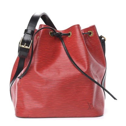 Louis Vuitton Epi Petit Noe Red Black 1 of 9