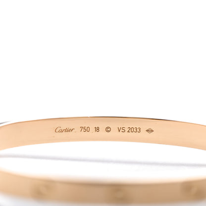 Cartier 18K Yellow Gold LOVE Bracelet 18 4 of 5