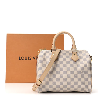 Louis Vuitton Damier Azur Speedy Bandouliere 25 10 of 10