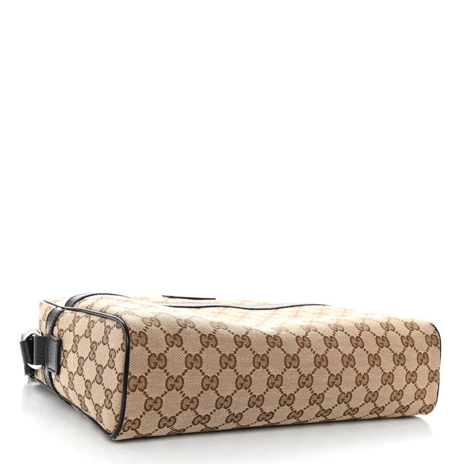 Gucci Monogram Dollar Calfskin Large Camera Case Beige Ebony Testa di Moro Marrone Scuro 4 of 10