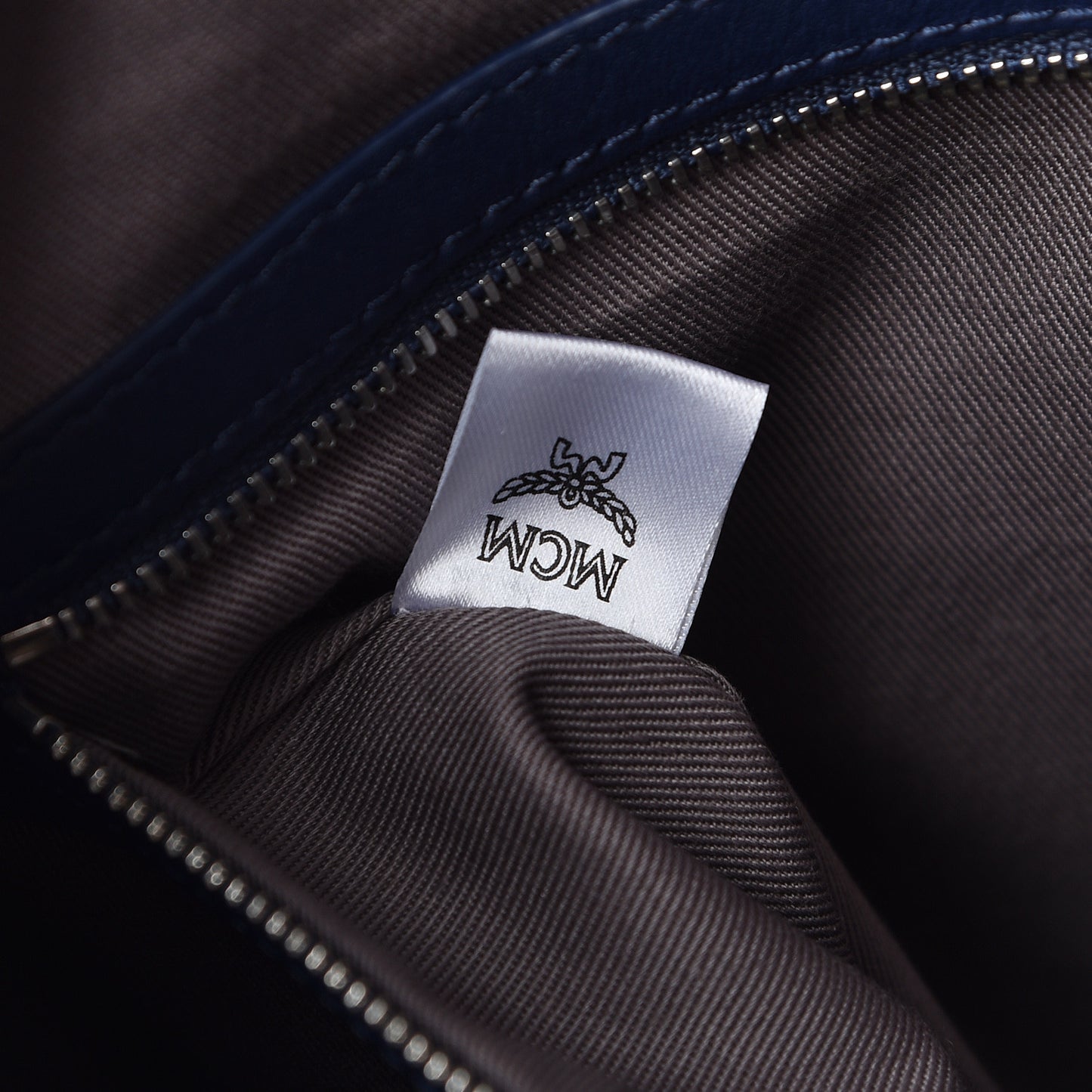 Calfskin Ottomar Monogram Large Klara Hobo Navy Blue