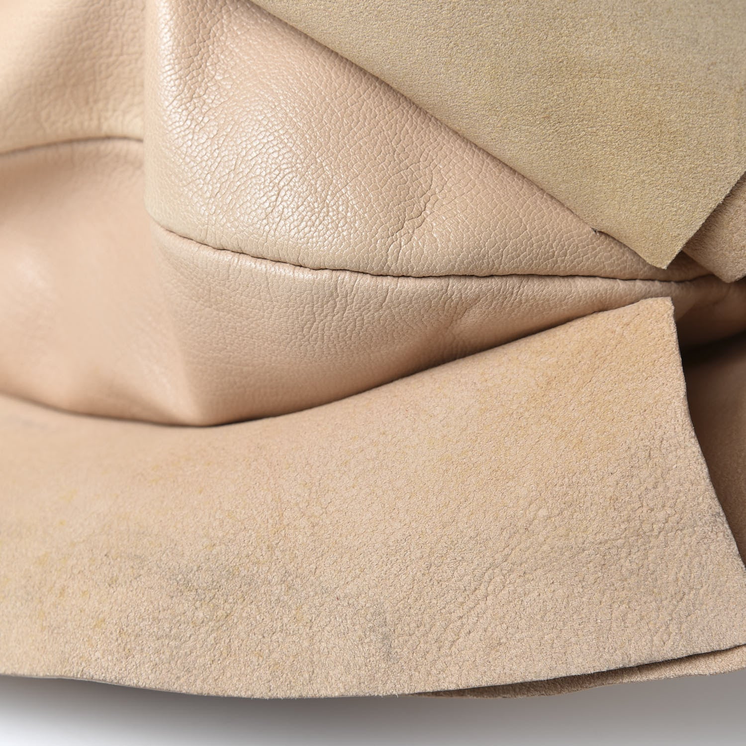 Saint Laurent Chevre Ruffle Saint Tropez Beige 7 of 12