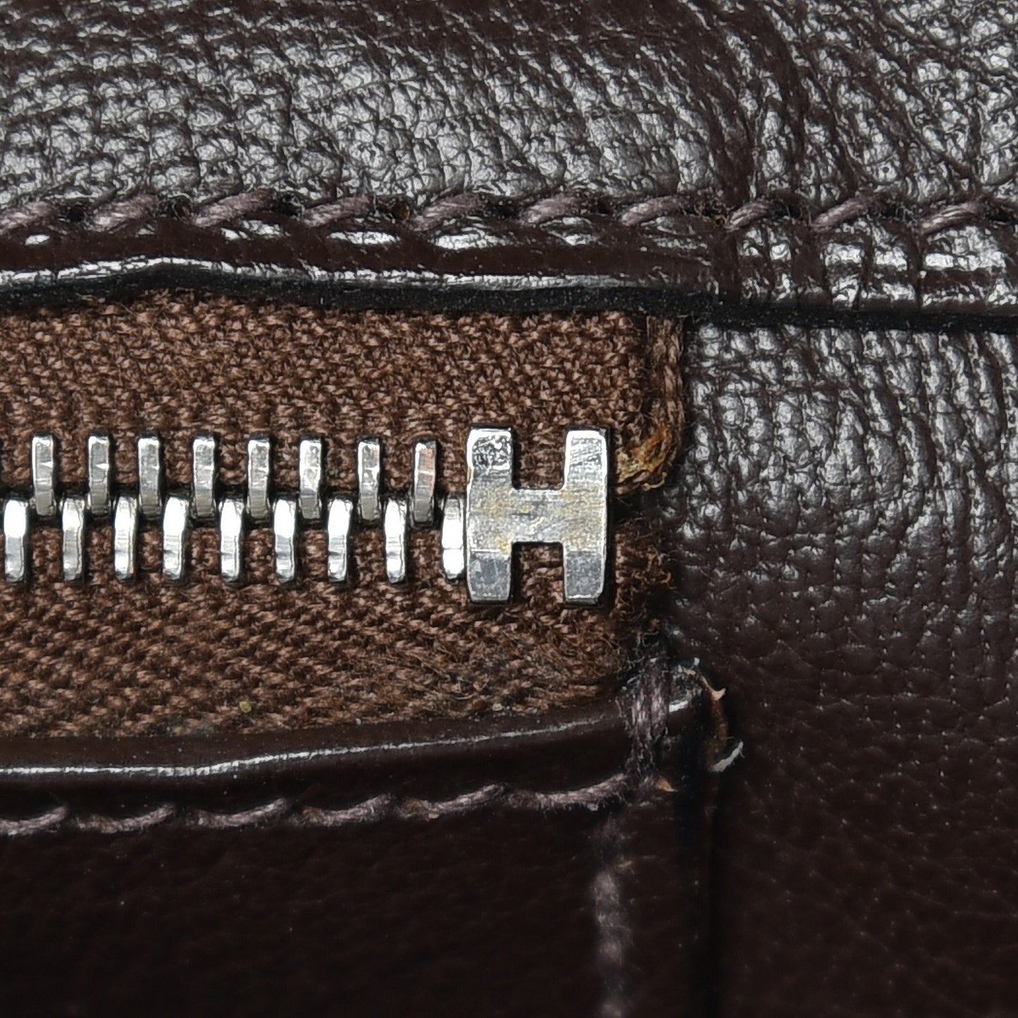 Togo Birkin 35 Chocolate