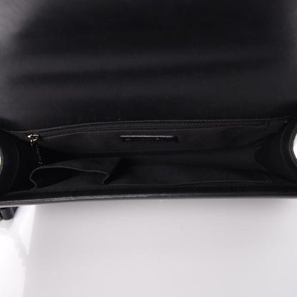 Chanel Metallic Patent Quilted New Medium Boy Flap Black 5 of 10