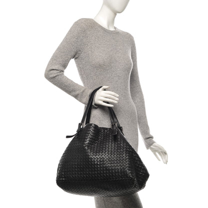 Bottega Veneta Nappa Intrecciato Large Seamless Tote Nero Black 2 of 15