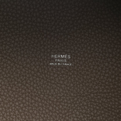 Hermes Taurillon Clemence Picotin Lock 18 PM Etoupe 6 of 9