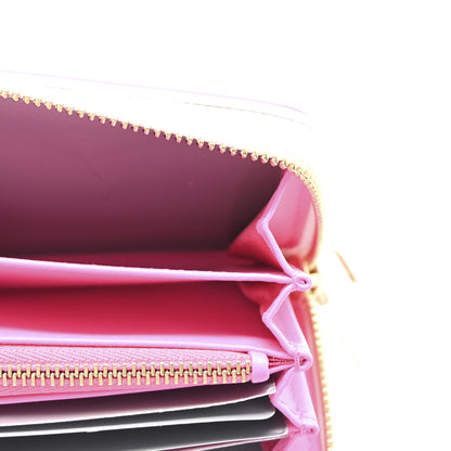 Christian Dior Calfskin Vibe Voyageur Card Holder Fluorescent Pink 5 of 8