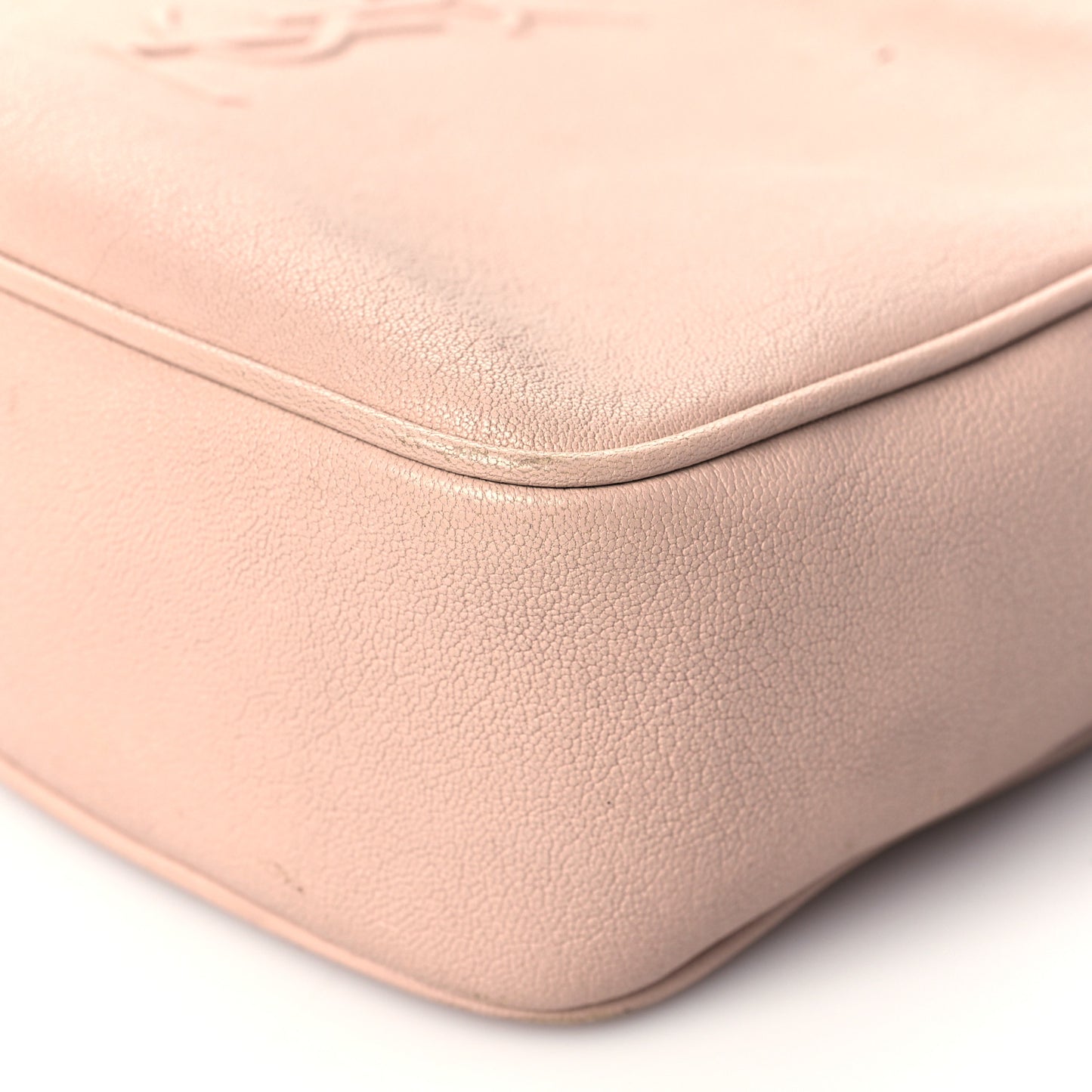 Lambskin Monogram Small Lou Camera Bag Marble Pink