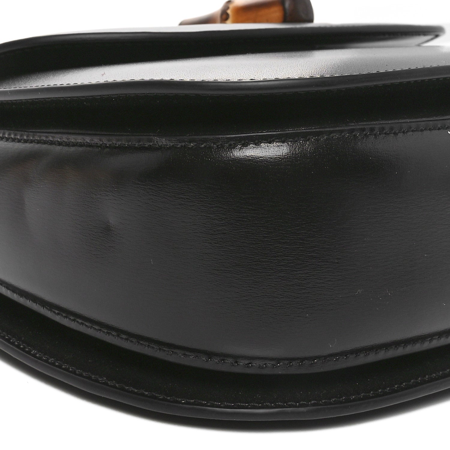 Gucci Boarded Dyana Lux Calfskin Web Medium Bamboo 1947 Top Handle Bag Black 8 of 9