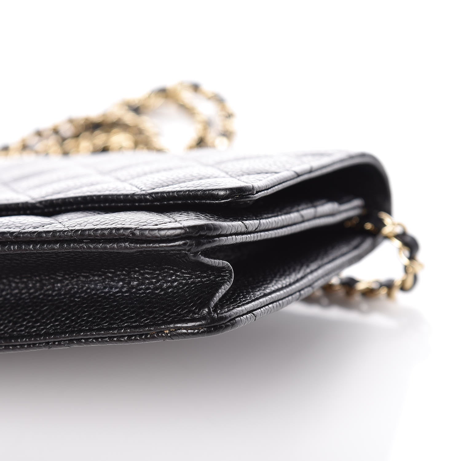 Chanel Caviar Quilted Wallet On Chain WOC Black 6 of 12