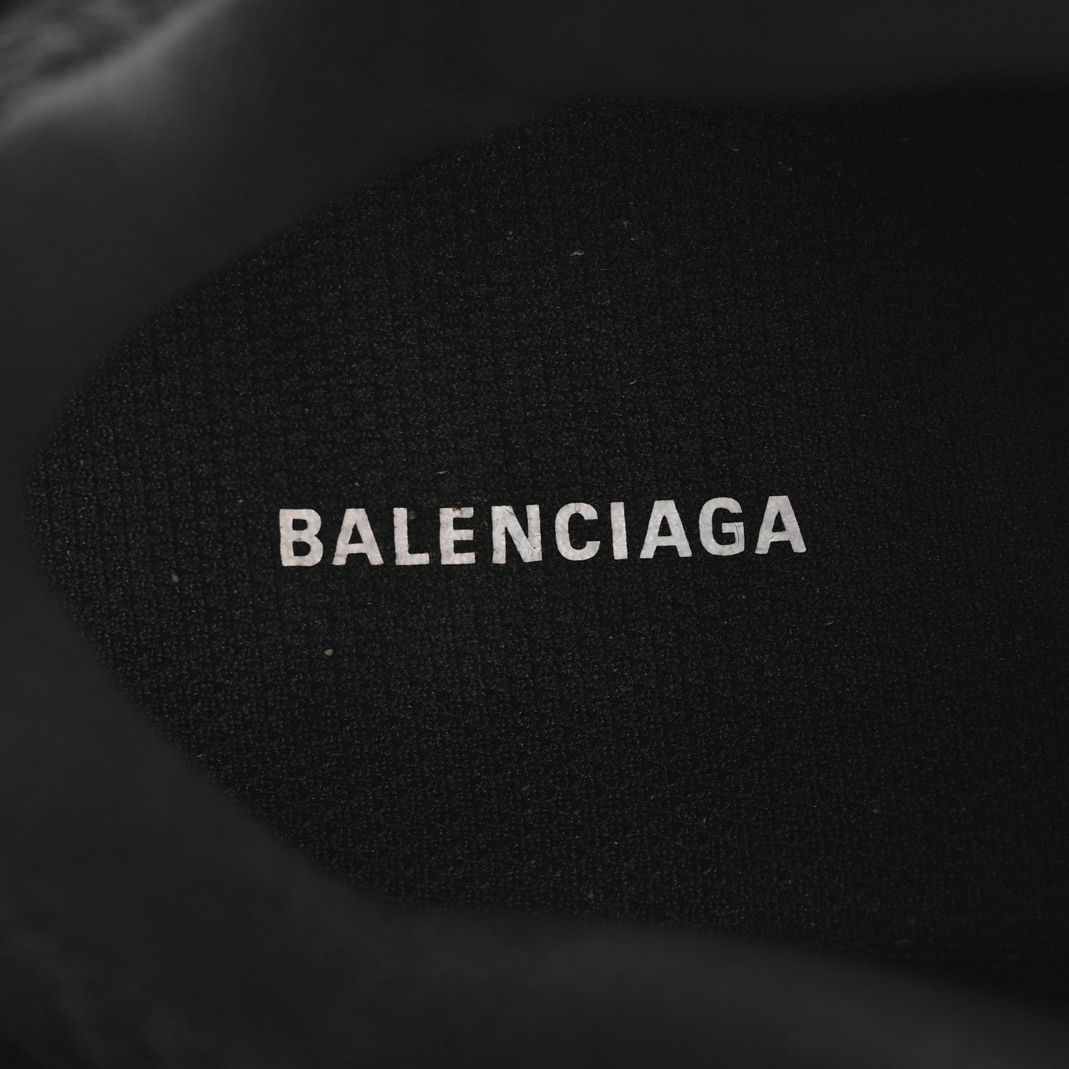 Balenciaga Mesh Nubuck Effect Fabric LED Womens Track Sneakers 39 Black 7 of 9