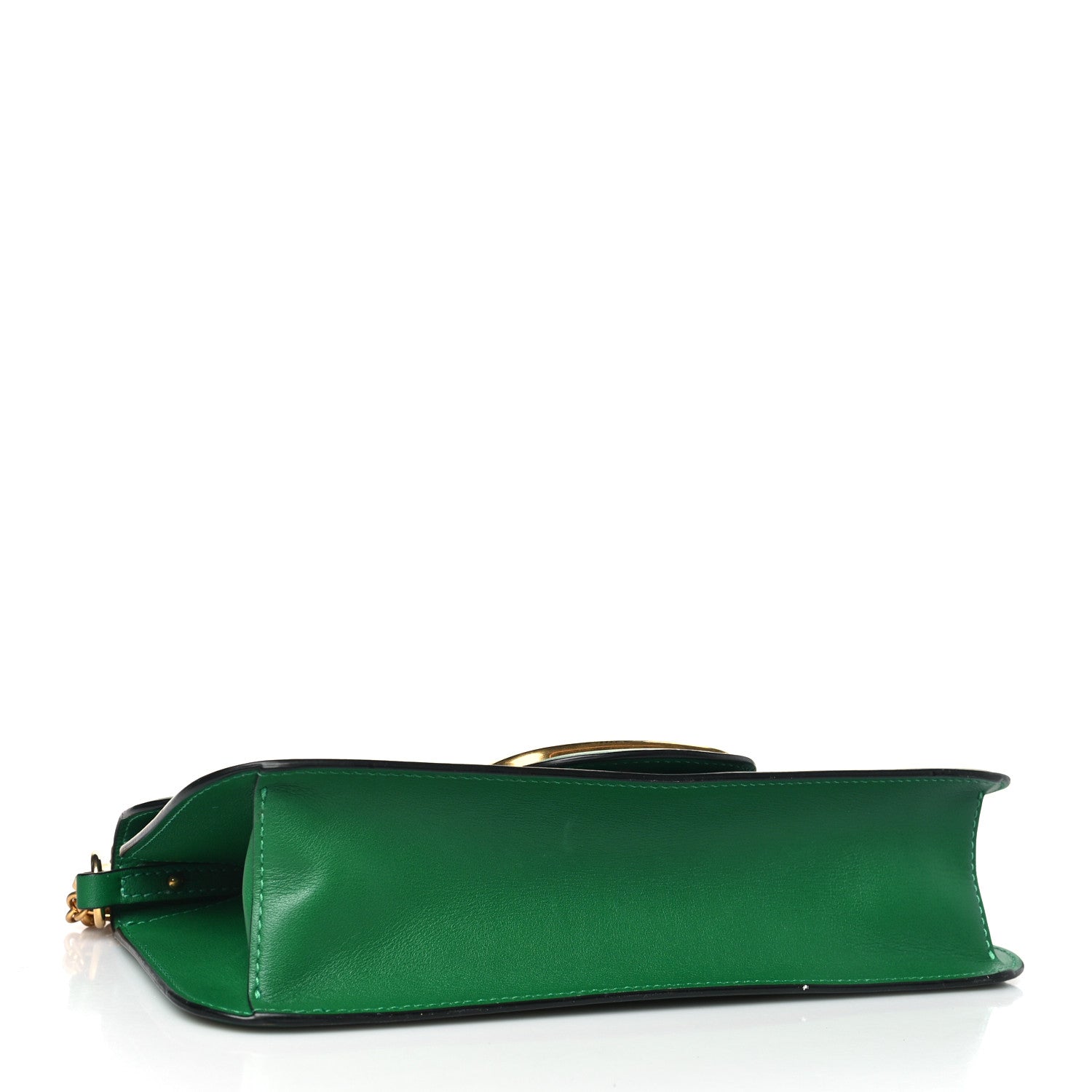 Valentino Garavani Calfskin Vlogo Loco Shoulder Bag Gea Green 4 of 8