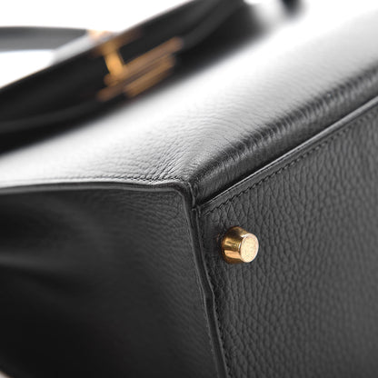 Hermes Ardennes Kelly Sellier 32 Black 42 of 44