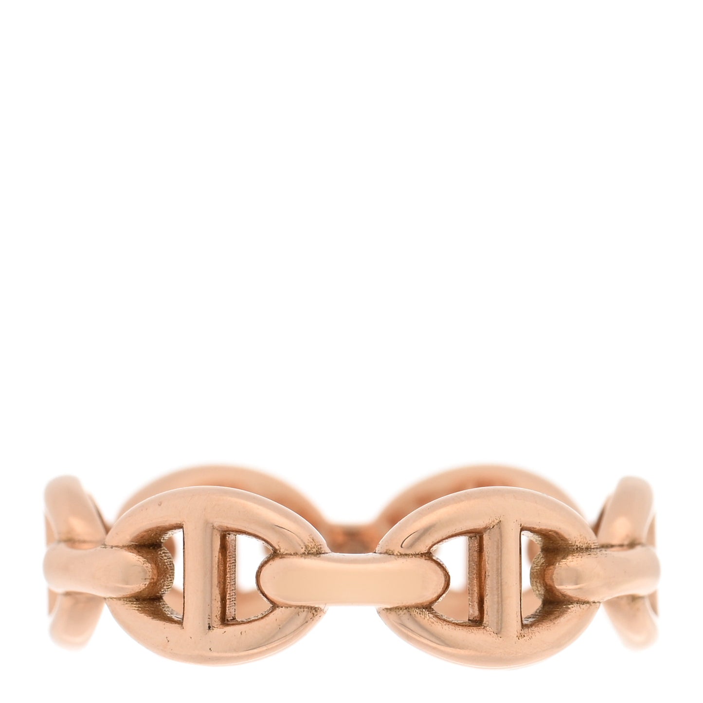 18K Rose Gold PM Chaine d'Ancre Enchainee Ring 51 5.75
