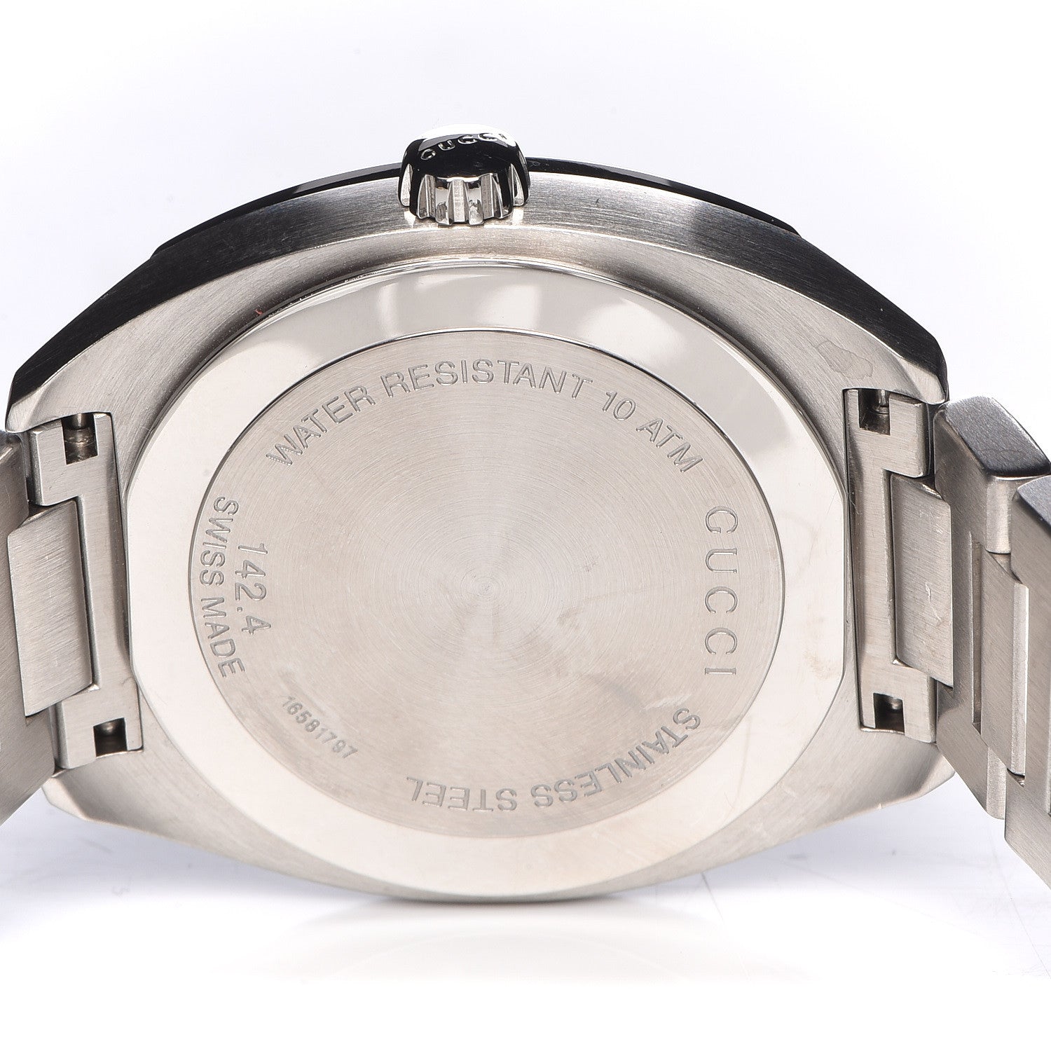 Gucci Stainless Steel 37mm GG2570 Quartz Watch Black 6 of 7