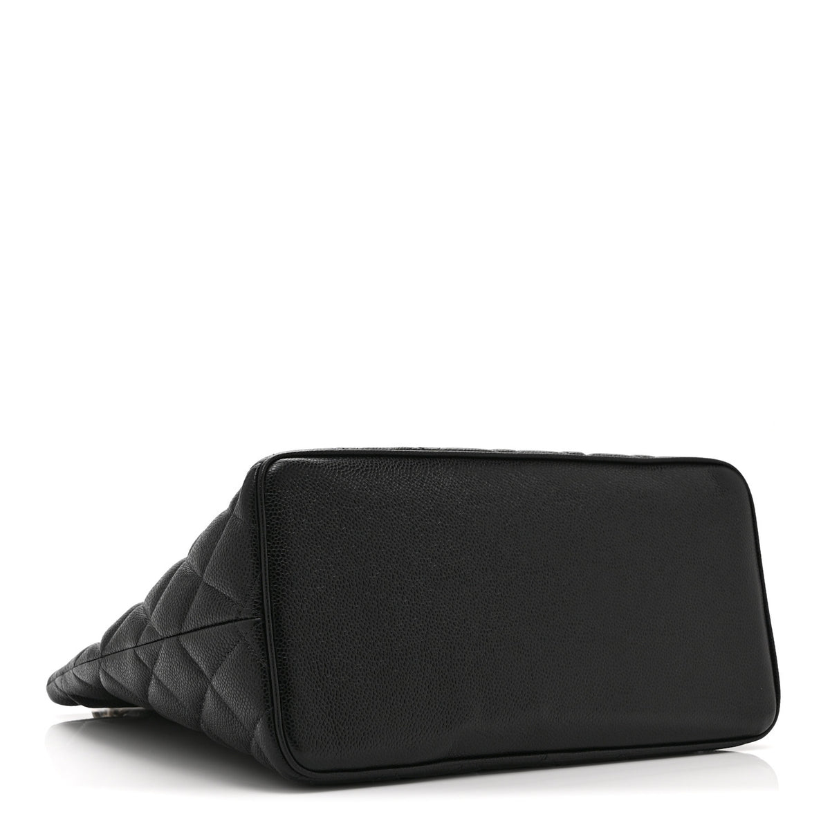 Caviar Quilted Medallion Tote Black