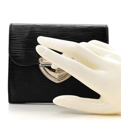 Louis Vuitton Epi Joey Wallet Black 2 of 9