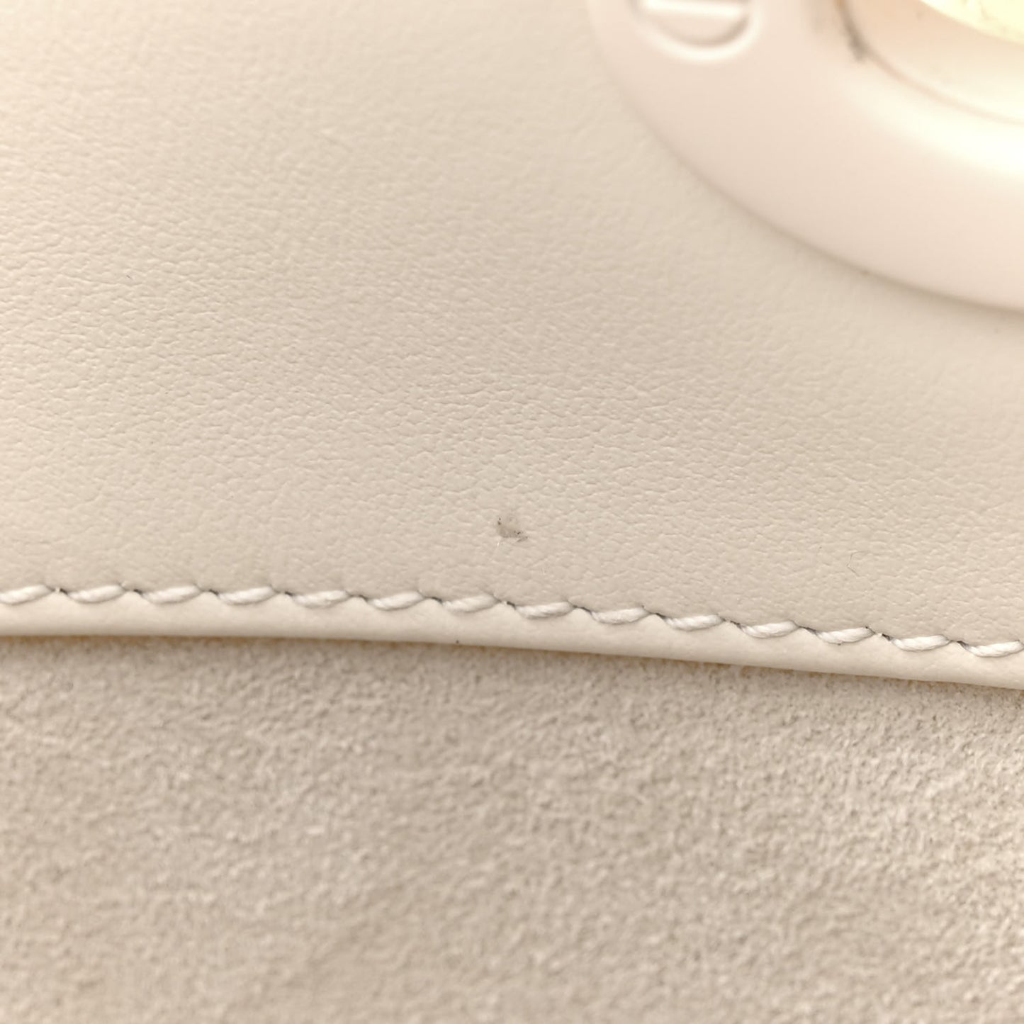 Calfskin Cannage Diamond Medium Lady D-Joy Latte