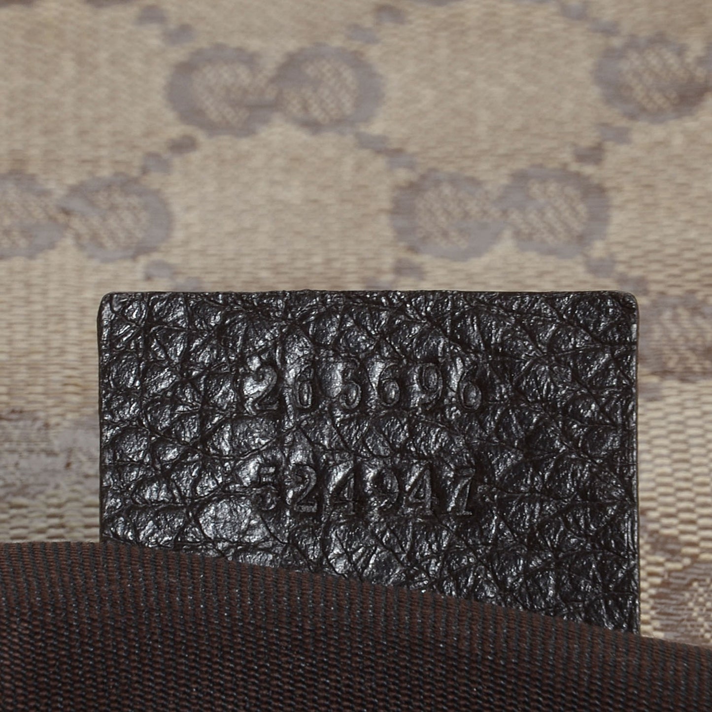 Crystal Monogram Large Joy Tote Beige Ebony Testa di Moro