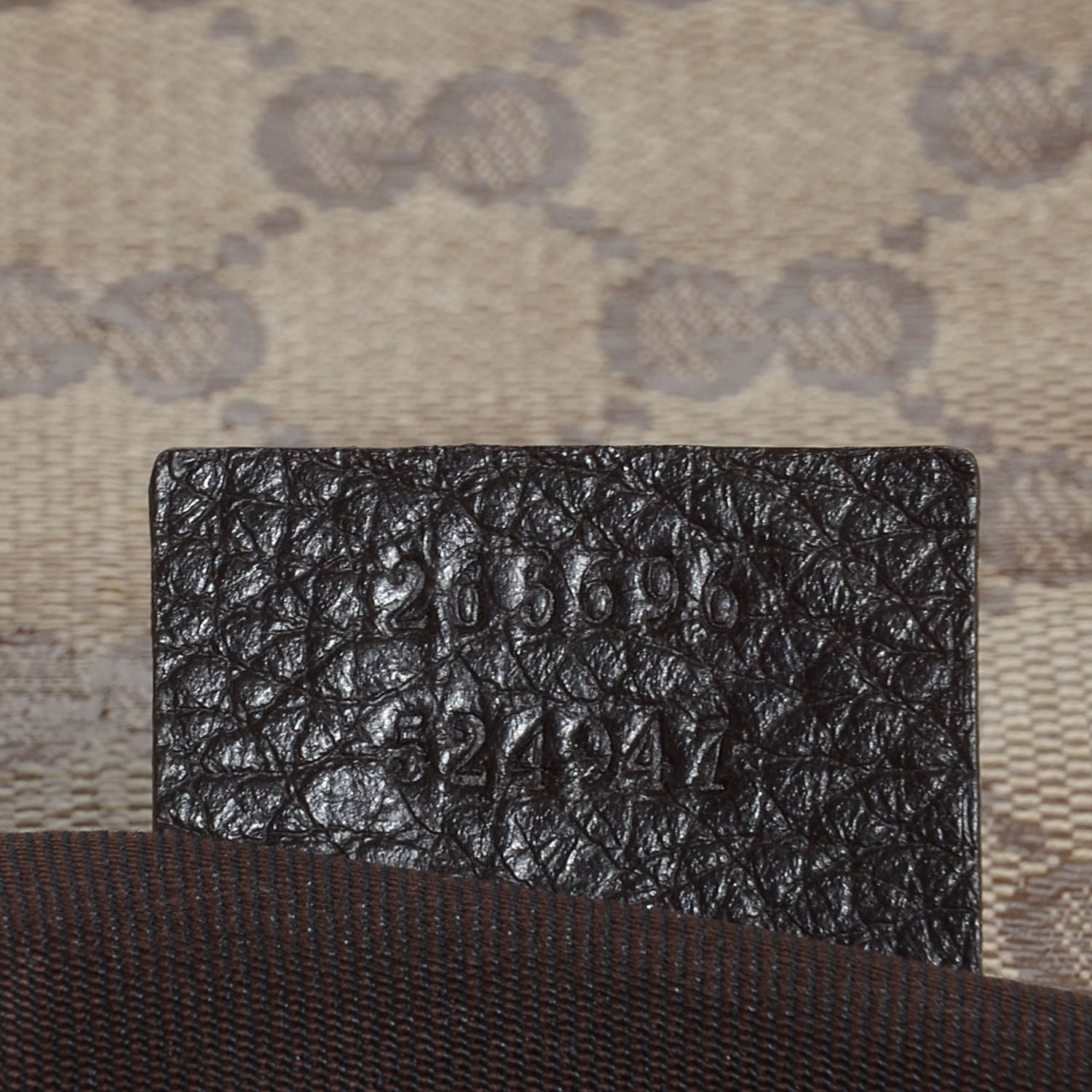 Gucci Crystal Monogram Large Joy Tote Beige Ebony Testa di Moro 7 of 7