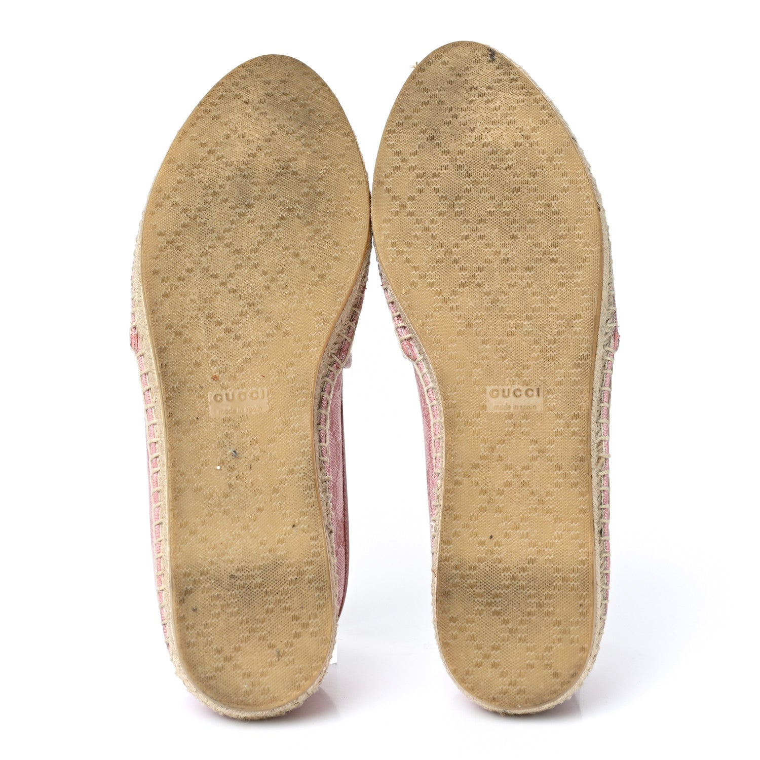Gucci Monogram Espadrilles 40.5 Soft Pink 5 of 8