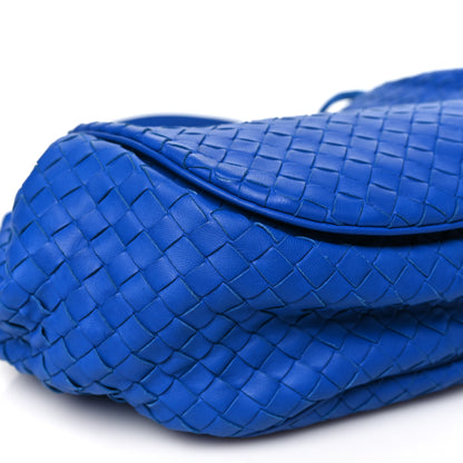 Bottega Veneta Nappa Intrecciato Messenger Bag Blue 10 of 11