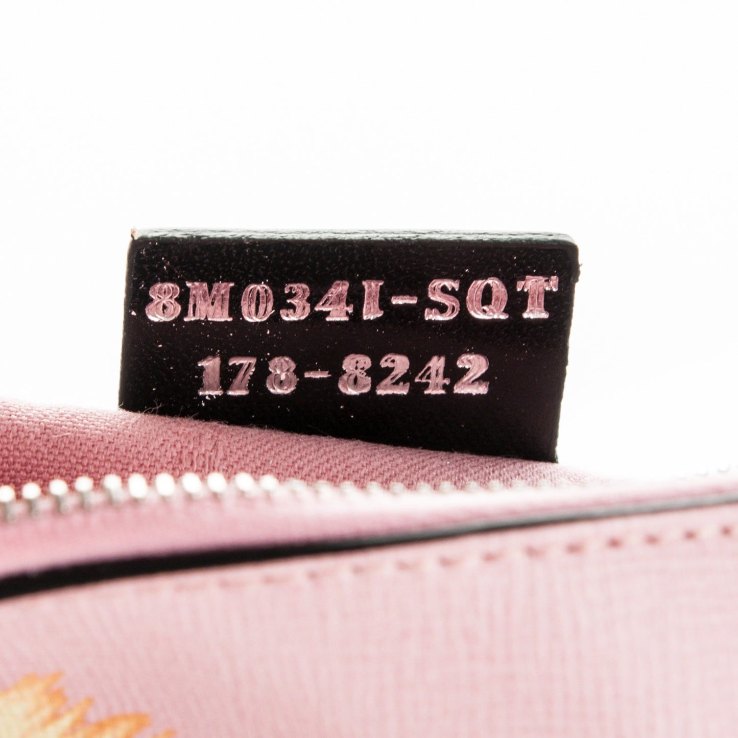 Vitello Elite Century Hypnoteyes Studded Zip Pouch Bubblegum Multicolor
