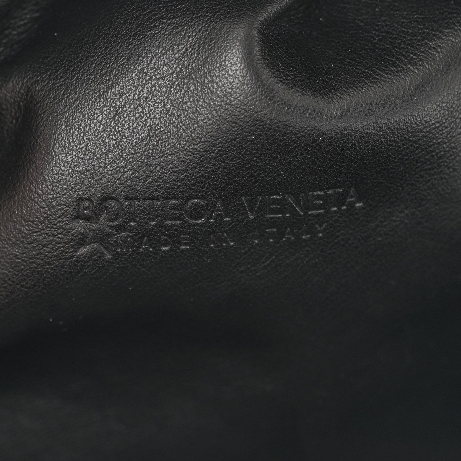 Bottega Veneta Metallic Bark Calfskin Embossed The Pouch Oversized Clutch Silver 6 of 9