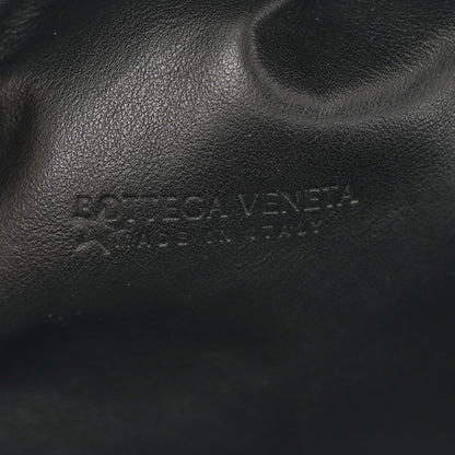 Bottega Veneta Metallic Bark Calfskin Embossed The Pouch Oversized Clutch Silver 6 of 9