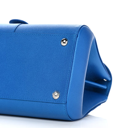 Delvaux Calfskin Mini Brillant East West Satchel Satin Electric 23 of 23