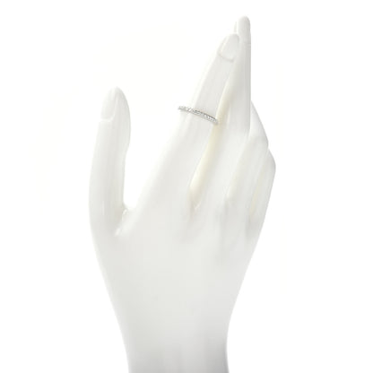 Tiffany Platinum Diamond .22ctw Half Circle Soleste Band Ring 49 5 2 of 4