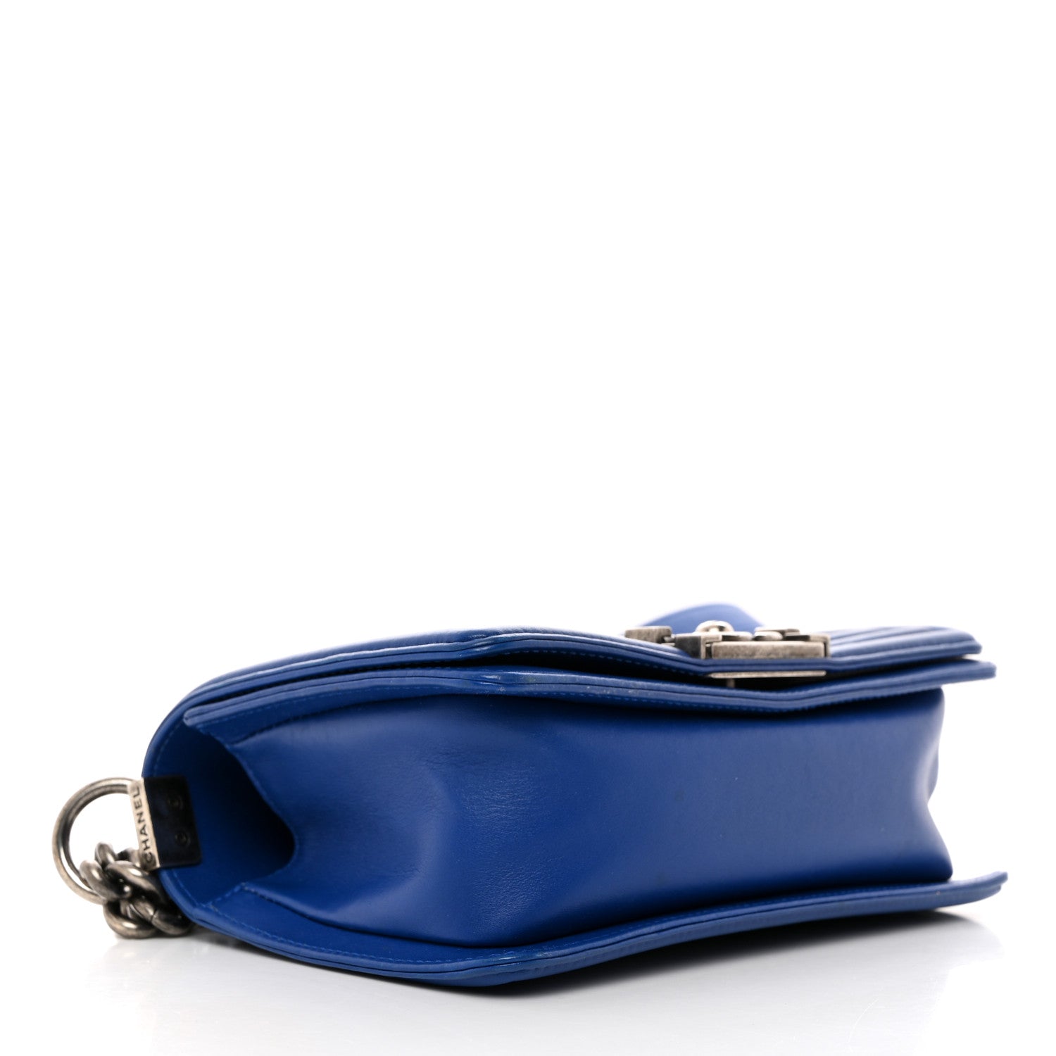 Chanel Galuchat Stingray Small Boy Flap Blue 4 of 11