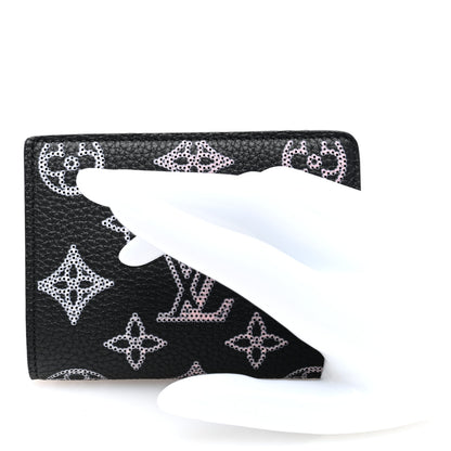 Louis Vuitton Mahina Clea Wallet Black 2 of 6