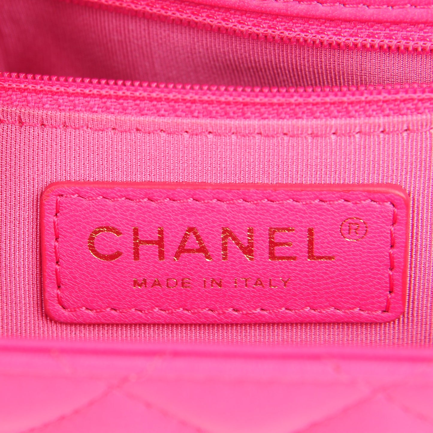 Lambskin Quilted Medium Mademoiselle Chic Flap Pink