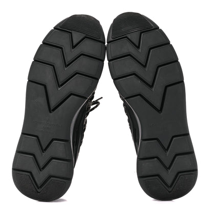 Louis Vuitton Denim Rubber Monogram Tie Dye Mens Fastlane Low Sneakers 9 Black 5 of 10