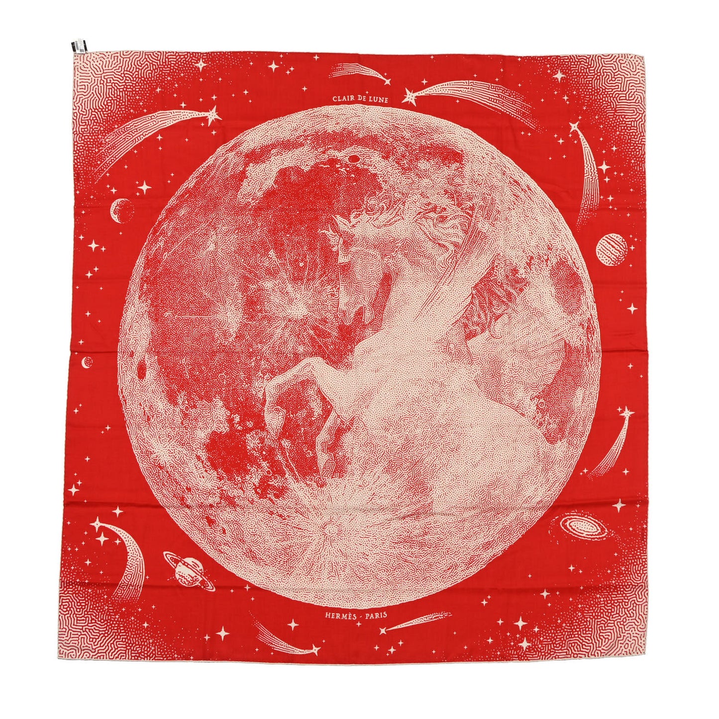 Silk Cashmere Clair De Lune Shawl 140 Rouge Naturel