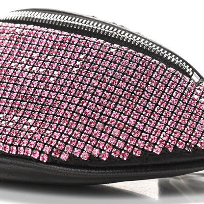 Alexander Wang Rhinestone Mesh Mini Attica Belt Bag Prism Pink 9 of 9