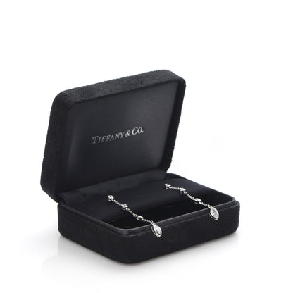 Tiffany Platinum Diamond .95ctw Swing Drop Earrings 4 of 4