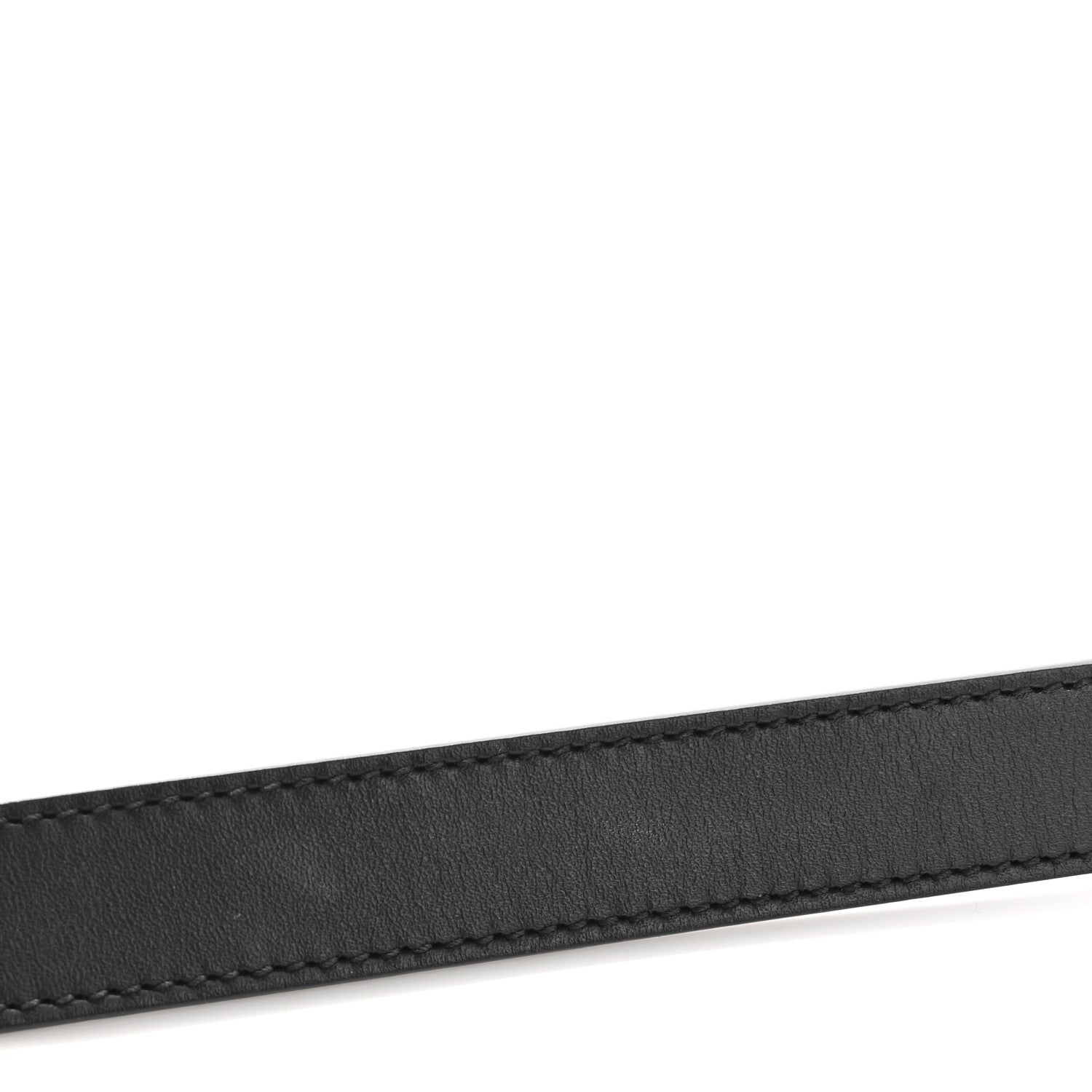 Gucci Calfskin Pearl Double G 20mm Belt 90 36 Black Cream 6 of 7