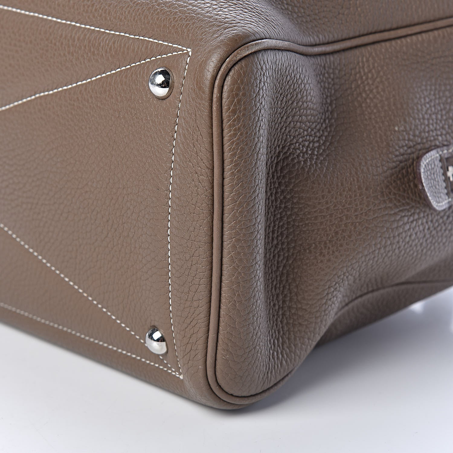 Hermes Taurillon Clemence Victoria II 35 Etoupe 10 of 12