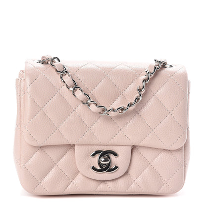 Chanel Caviar Quilted Mini Square Flap Pink 1 of 10