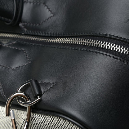 Hermes Toile H Sombrero II Bayadere Cavour Bag Ecru Black 10 of 13