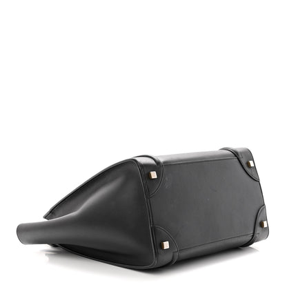 Celine Smooth Calfskin Mini Luggage Black 3 of 10