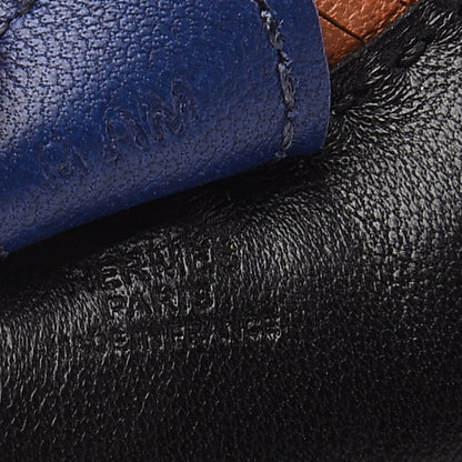 Hermes Milo Lambskin Grigri Rodeo Horse Bag Charm PM Black Bleu Saphir Gold 3 of 5