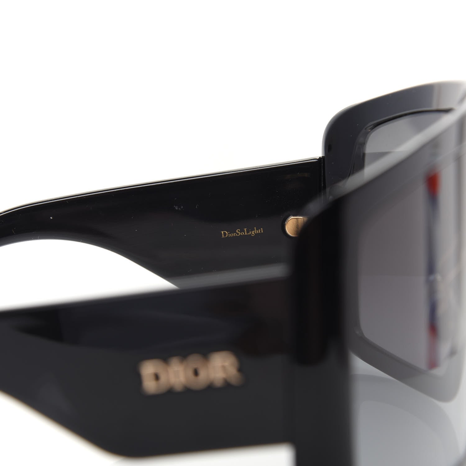 Christian Dior So Light Shield Sunglasses Black 6 of 8