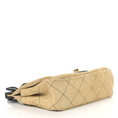 Chanel Suede Quilted 2.55 Reissue Hanger Flap 225 Beige 4 of 10
