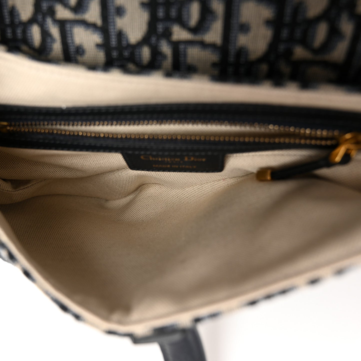 Oblique Saddle Bag Blue
